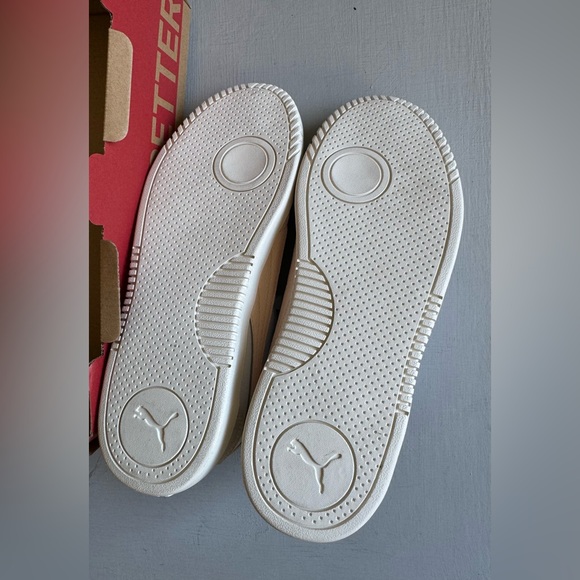 NWT Puma Club 5V5 Sneaker White-Rosebay-Puma Gold - Picture 10 of 11